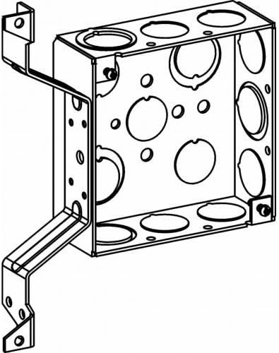 4SB-MKO-OB 4S Box 1-1/2" Deep + Offset Bracket Mko