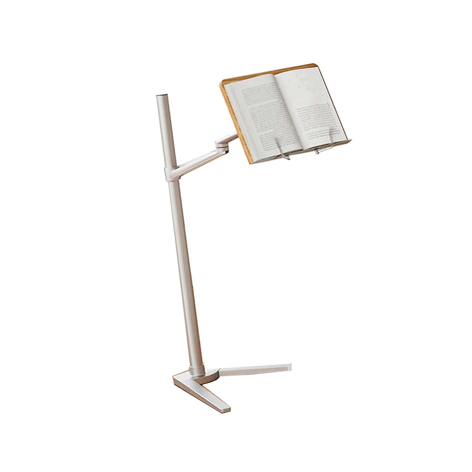 Soporte de suelo for libros, soporte ajustable for libros de cocina | Fácil cambio de página, mantiene las manos libres, for libros, portátiles, música, recetas