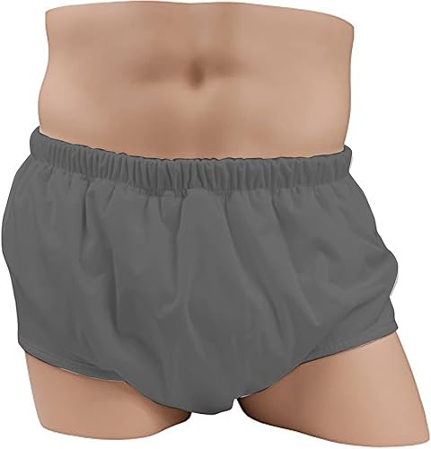 Miniatura 4 de Joyo roy 2 pantalones de plástico para adultos, pañales protectores de incontinencia, ropa interior lavable para incontinencia, ropa interior