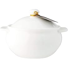 Wilmax White Porcelain Set Of Baking Pot 21 Oz/One | Dishwasher Safe, Easy To Clean | Fine, English Porcelain | Wl-997015/1C
