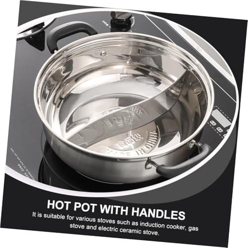 Marmite 304 double compartiment DOITOOL pour cuisson gaz - 5