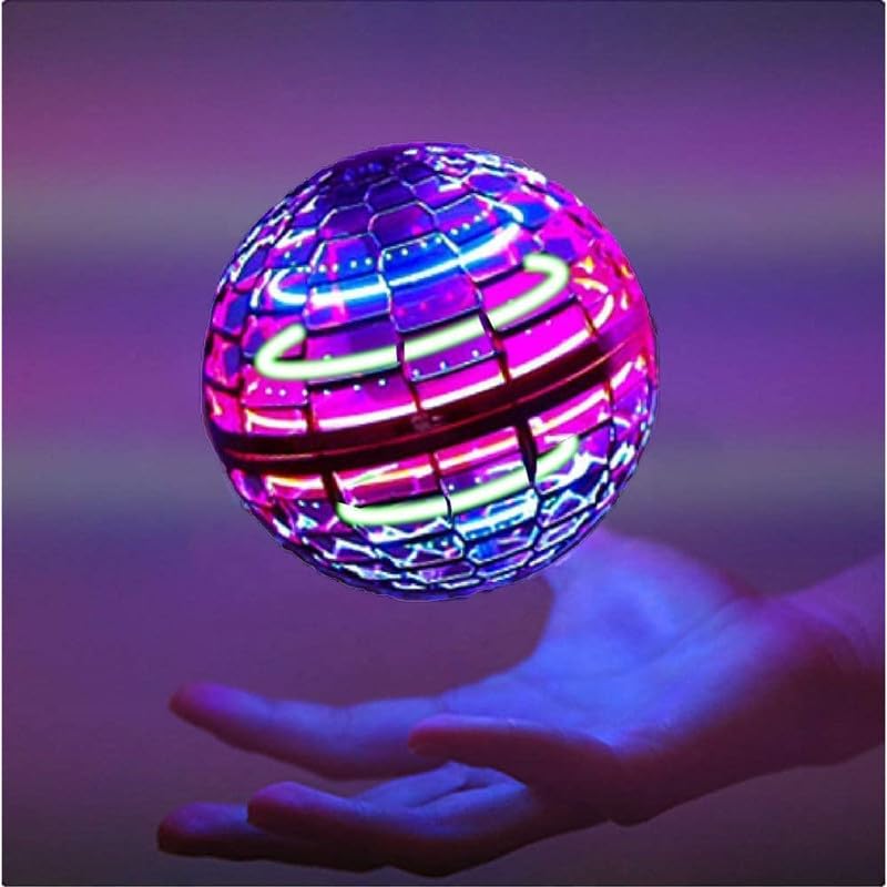 Exxelo Flying Ball Flyorb Magic Balls Fly Orb Flying Spinner Fidget Toys Children USB Rechargeable Built-in RGB Lights 360°Rotating Magic Controller (B0CQLSNVKT) Amazon Price History, Amazon Price Tracker