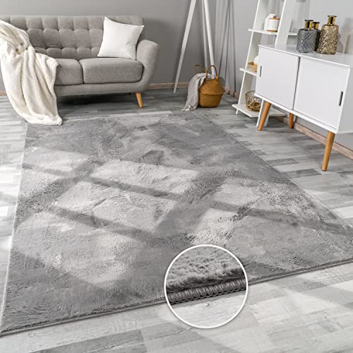 Paco Home Hochflor Teppich Wohnzimmer Flauschig Fellteppich Kunstfell Plüsch Shaggy Weich...