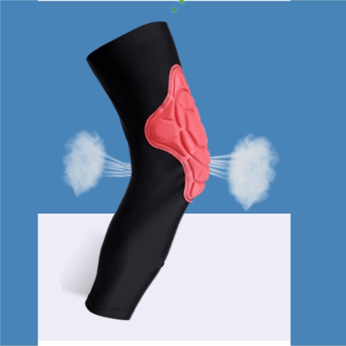 Ginocchiera Un Paio di Ginocchiere for Calcio, Mountain Bike, Ginnastica, Wrestling E Lavoro Supporto Ginocchio | XS