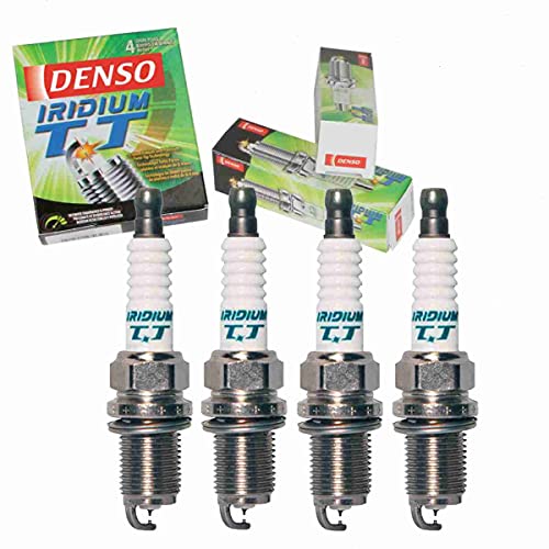 4 pc DENSO Iridium TT Spark Plugs compatible with Honda ...