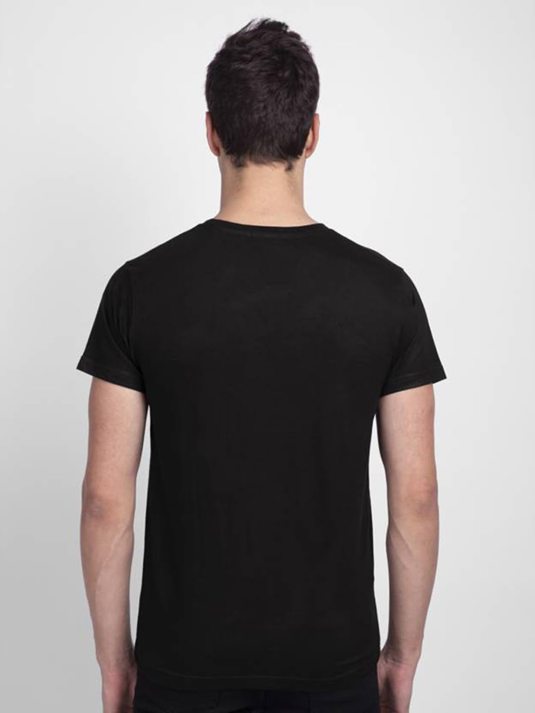Bewakoof Confezione da 2 magliette da uomo con stampa grafica regular fit mezza manica girocollo in puro cotone