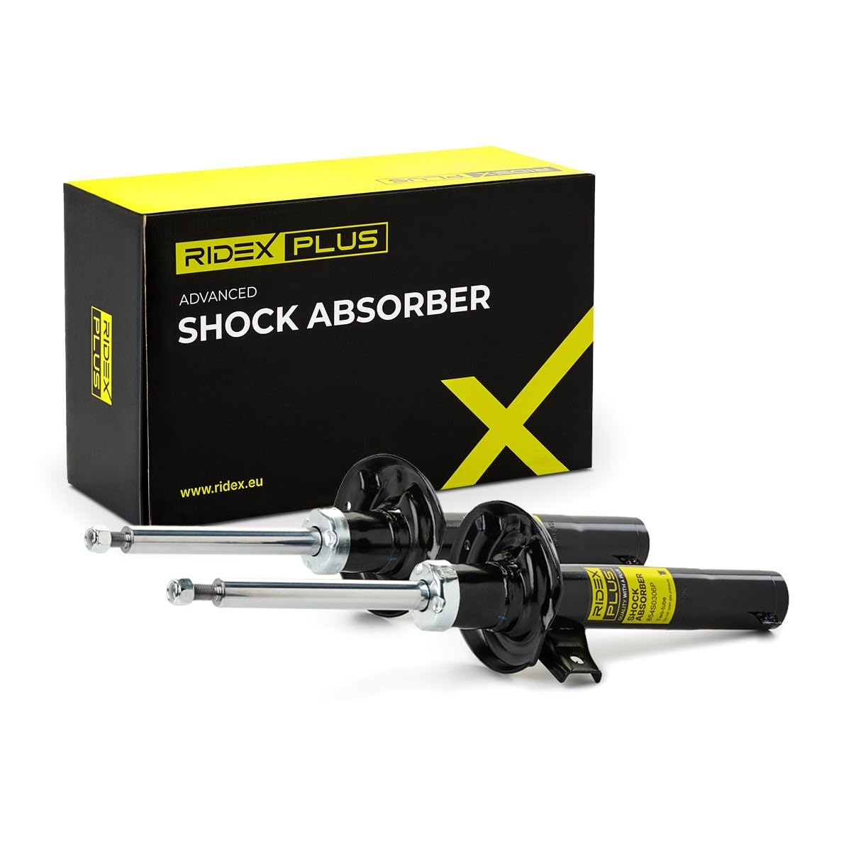RIDEX PLUS 854S1731P 2x Amortiguador Delantero Compatible con VW Golf 6 5K1