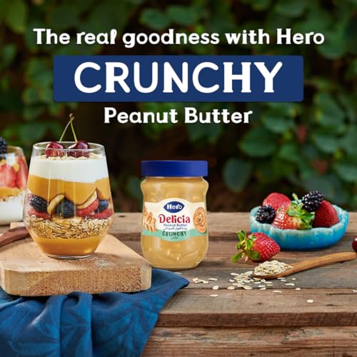 هيرو زبدة الفول السوداني كرنشي - 300 جم