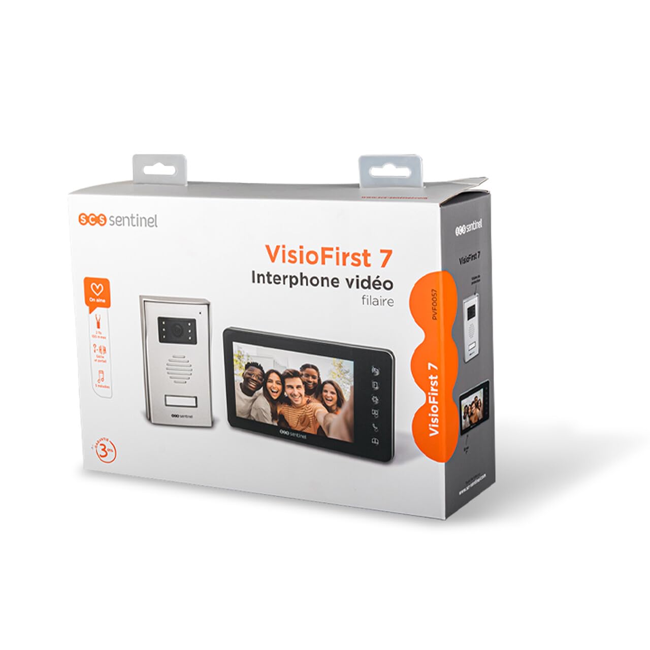 Interphone vidéo filaire - SCS SENTINEL - VisioFirst 7 - écran 7 - Garantie 3 ans
