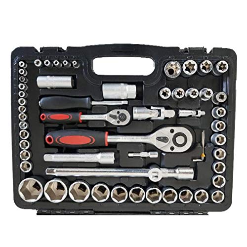 Kit Ferramentas - Chaves Soquetes Sextavados 108 Peças