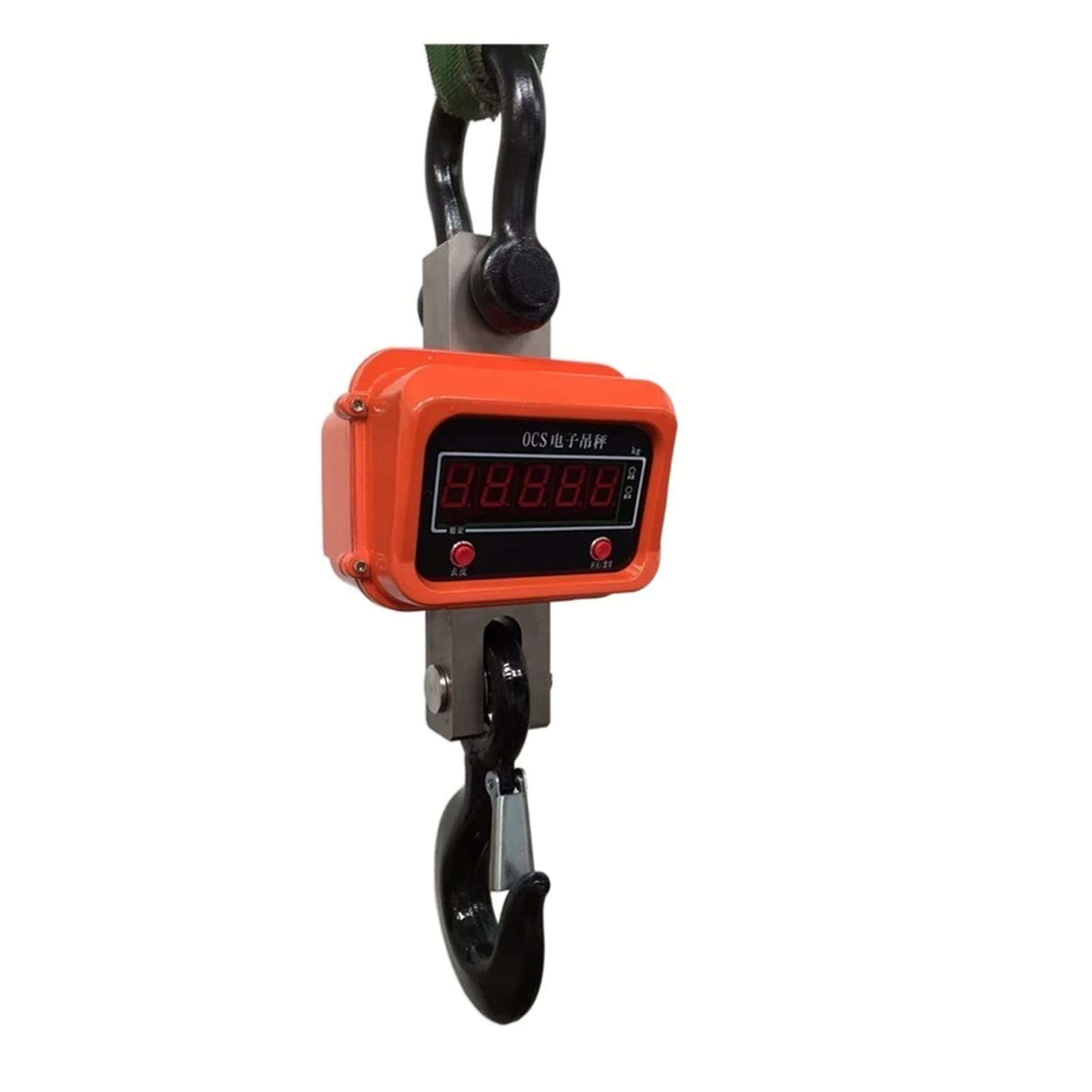 Crane Scale, Hanging Weight Scale Industrial Heavy Duty 2T 3T with Accurate Reloading Spring Sensor(2T)