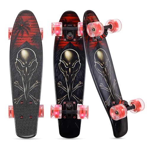 Tony Hawk 22' Complete Cruiser Skateboard, 9-ply Maple Deck Skateboard for...