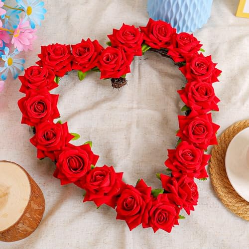 Couronne en cœur saint-valentin pour une déco de table romantique - 6