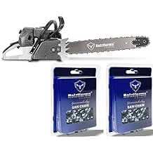 Holzfforma G660PRO Chainsaw Power Head Normal Handle Bar With 52inch Guide Bar Standard Ripping and Skip Chain 3/8 .063 156DL Combo For MS660
