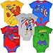 Marvel Avengers Baby Boys 5 Pack Bodysuits Hulk Spiderman Iron Man Thor & Captain America 3-6 Months