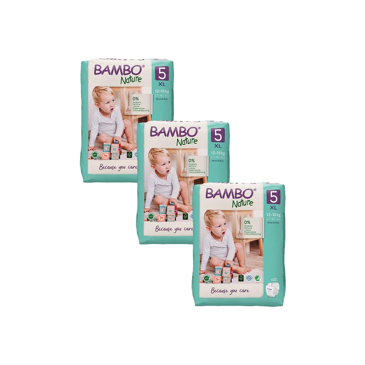 Bambo Nature Premium Baby Tape Diapers for Kids XL Size (12-18 Kgs), Super Absorbent, Breathable, Extra Soft, Dermatologically Tested Infant Nappies, Bamboo Diaper With Wetness Indicator, 66 Count-image-12