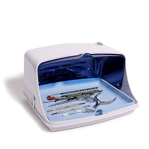 -Caja de gabinete ultravioleta oral para salón Nail Art Tool Herramienta de limpieza de belleza 8L YM-9003