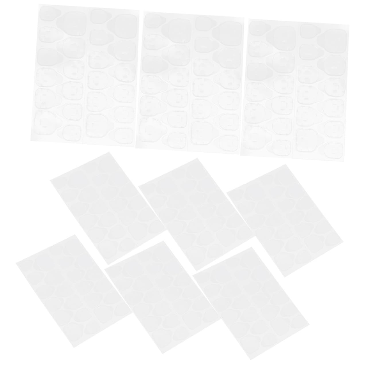 Healeved 100 Sheets Double-Sided Nail Glue for False Nails Strong Adhesive Press-on Water-Resistant