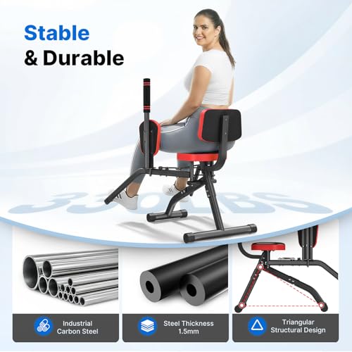 Merach Hip Abductor Machine for Home Gym 330 LBS, Glute Machine for Womens - image 3