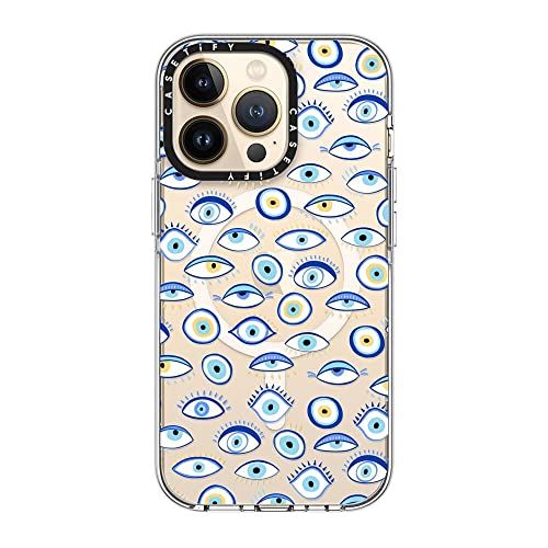 Coque transparente iPhone 13 Pro antichoc CASETiFY ne jaunit pas œil bleu - 5