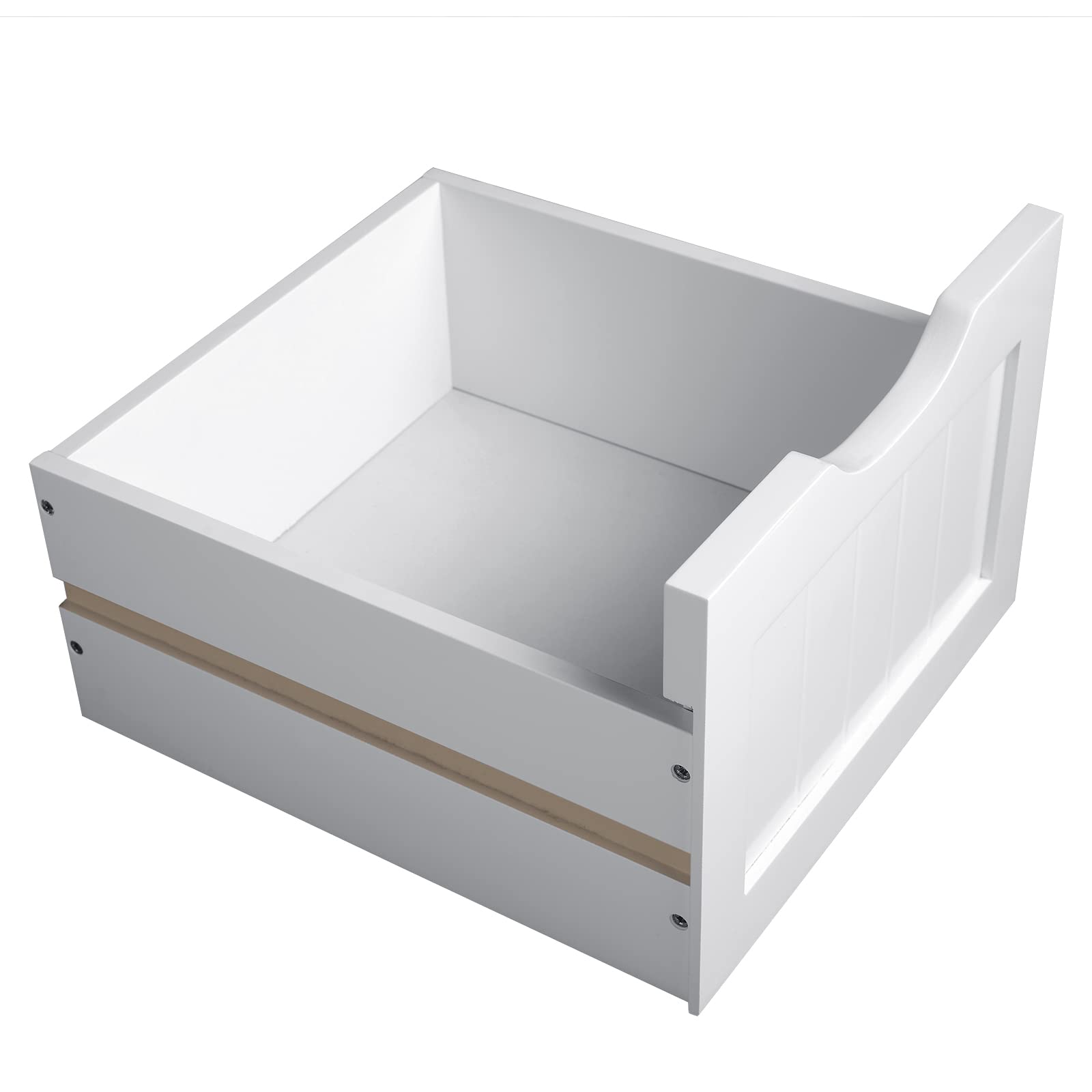 Armadietto da bagno con 4 cassetti per riporre e organizzare il bagno, design a pavimento, costruzione durevole, gestione efficiente dello spazio