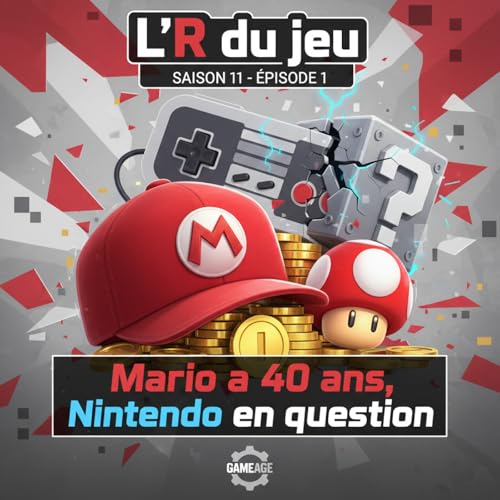 Pourquoi les 40 ans de Mario soul&egrave;vent-ils tant de questions sur Nintendo et ses pratiques commerciales ? - podcast Geek copertina
