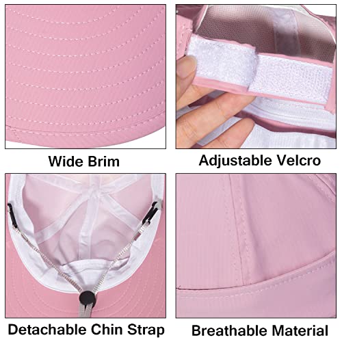 Sombrero visera Peicees con ala ancha para mujer miniatura 6