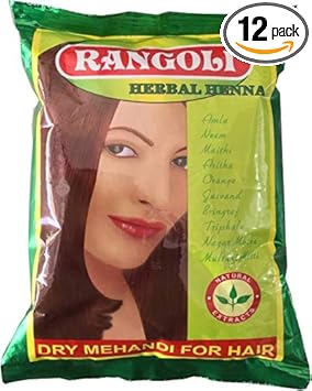 Rangoli Henna (Pack of 12) - Red