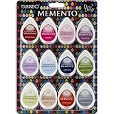tintas memento en monterrey Sin ácidos Imagine MD-012-200 Memento Dew Drop Dye Ink Pads, Multi-Colour