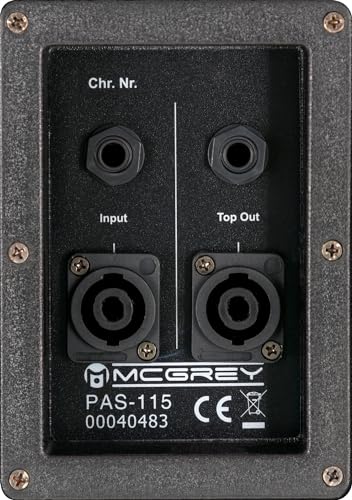 Mcgrey PAS-115 Passiv-Subwoofer mit 15 Zoll Woofer und 300 Watt Belastbarkeit