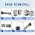 FREESEA Internal Aquarium Power Filter: 8W Adjustable Water Flow 2 Stages Filtration System Submersible for 40-120 Gal Fish Tank | Turtle Tank …