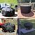 Blackhoso Round Fire Pit Cover, 58 Inches Diameter, 58 x 24 inch Waterproof Firepit Covers, for Patio Fire Pit, Full Coverage Dustproof Anti UV Outdoor Fire Pit Cover