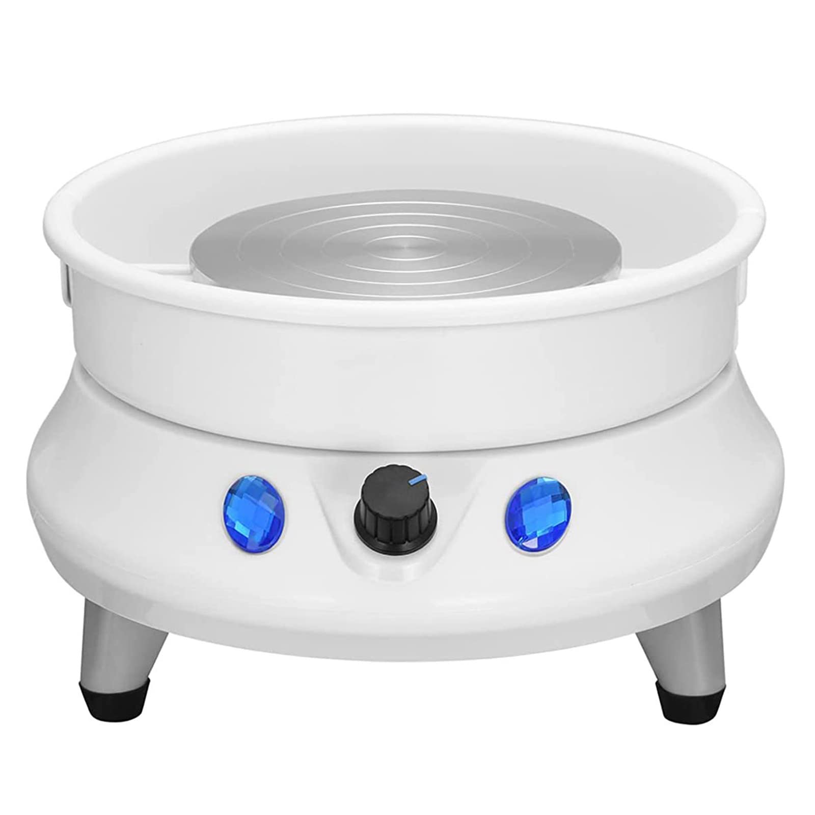 Elektryczna maszyna garncarska, maszyna do formowania ceramicznego, gramofon 13 cm/5,12 cala, 0-200 obr./min, z odłączanym