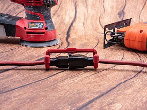 Jokari Extension Cord Connector to Join 2 Electric Cords and Keep them Connected Preventing Unintentional Disconnections and Protect Against the Loss of Power When Using Power Tools Indoors or Out (4)