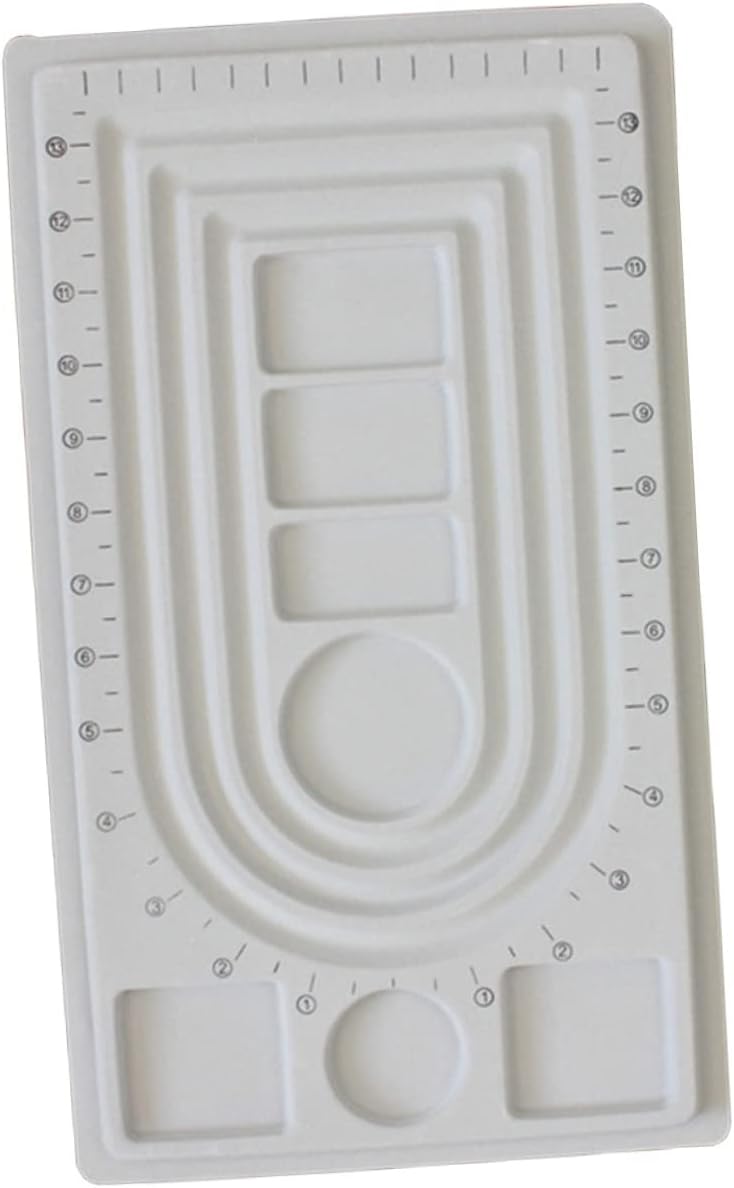 LIFKOME Bead Board Jewelry Design Tray Lightweight Beading Board for Easy Jewelry Making Organizing Planning Craft Tool for Women Girls