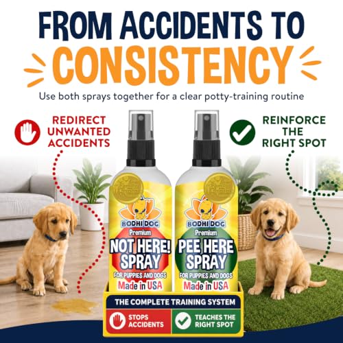 Image of Bodhi Dog Potty Training Complete System - Not Here + Pee Here Sprays Bundle - Stops Marking & Teaches The Right Spot (Bundle)