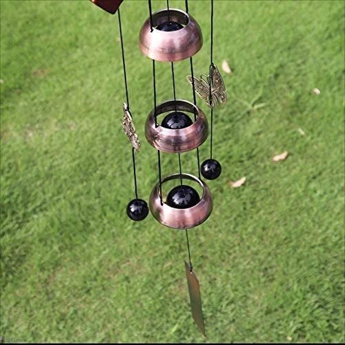 Campanelli A Vento All'Aperto Ornamenti in Ferro Battuto Campanelli Eolici da Soggiorno Decorazione A Sospensione per Camera Letto con A Vento per Interni Ed Esterni Decorazione Interna(B)