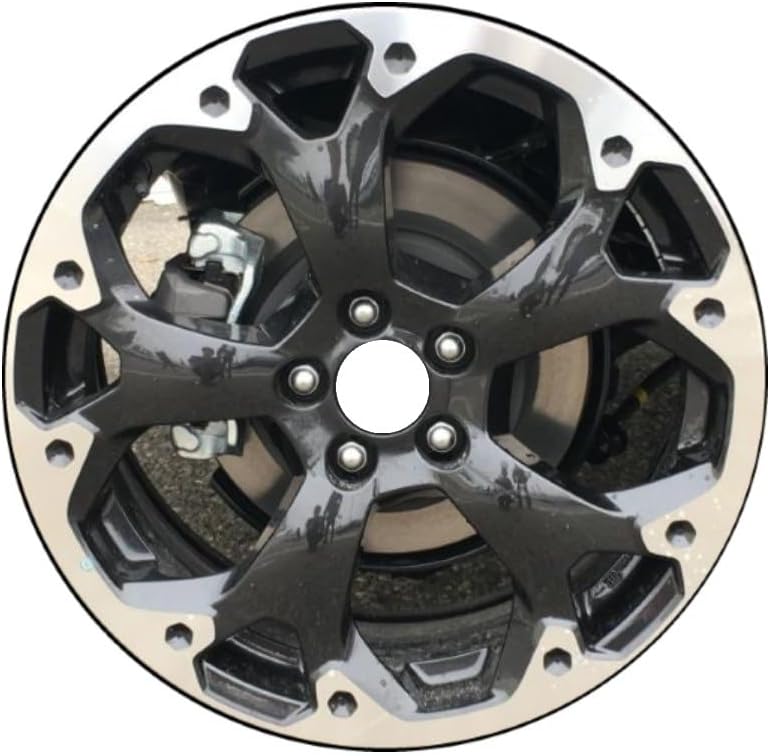 17" 17x7" OEM Machined and Dark Grey Aluminum Alloy Wheel Rim for 2021-2023 Subaru Crosstrek | 68900