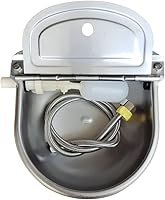 Vista 8 de 304 Stainless Steel Automatic Livestock Waterer with Float Valve and 39 inch Water Hose(one end 3/4''), Automatic Animal Water Bowl for
