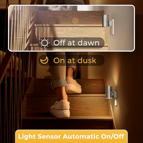 L LOHAS LED Night Light, Automatic Night Lights Plug into Wall, 2 Pack Nightlights With Light Sensor, 3000K Soft White 0-100LM Dimmable Modern Nightlight for Kids Bedroom Hallway — view 4