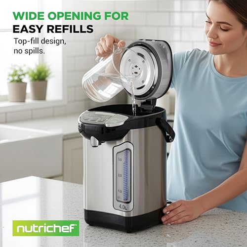 Image of NutriChef Hot Water Dispenser, 4L Water Boiler and Warmer
