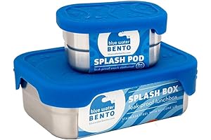 Splash Box Leak-Proof Stainless Steel Bento Box Lunch Container With 1 Splash Pod
