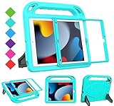 BMOUO Kids Case for iPad 10.2 (2019), iPad 10.2 Case - Built-in Screen Protector for iPad 7th Generation Case, Shockproof Light Weight Handle Stand Kids Case for Apple iPad 10.2