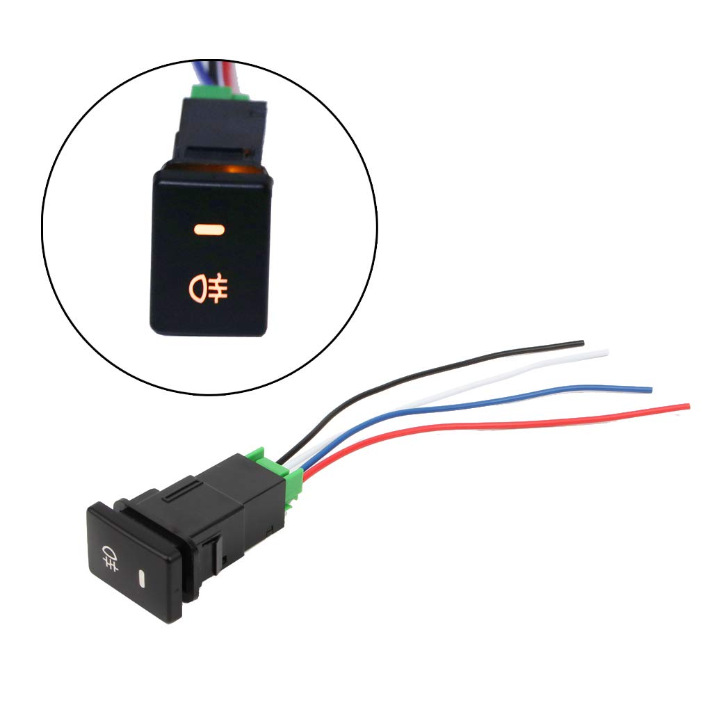 12V Car Fog Light Switch 4 Wire Button for Switch