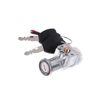 Bigger Head Type Electric Bike Ignition Key Switch, Heavy Load E-Bike Battery Lock, Universal ON/Off Key Switch for Electric Scooter, Motorcycle, and ATV
