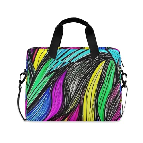 Funda para portátil messenger 15.6 pulg con asa y correa miniatura 1