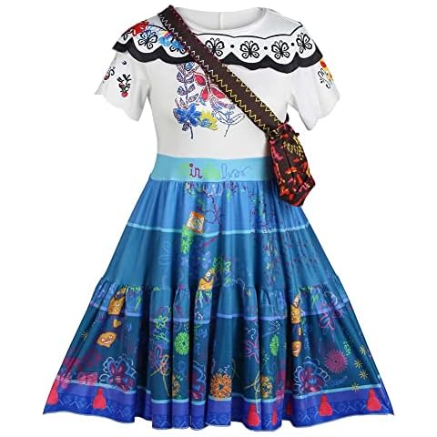 Syqiya Unisex Anime Miraboo Mirabel Dress Cosplay Costume Women's Blue B M (Chest 88 cm) Cover