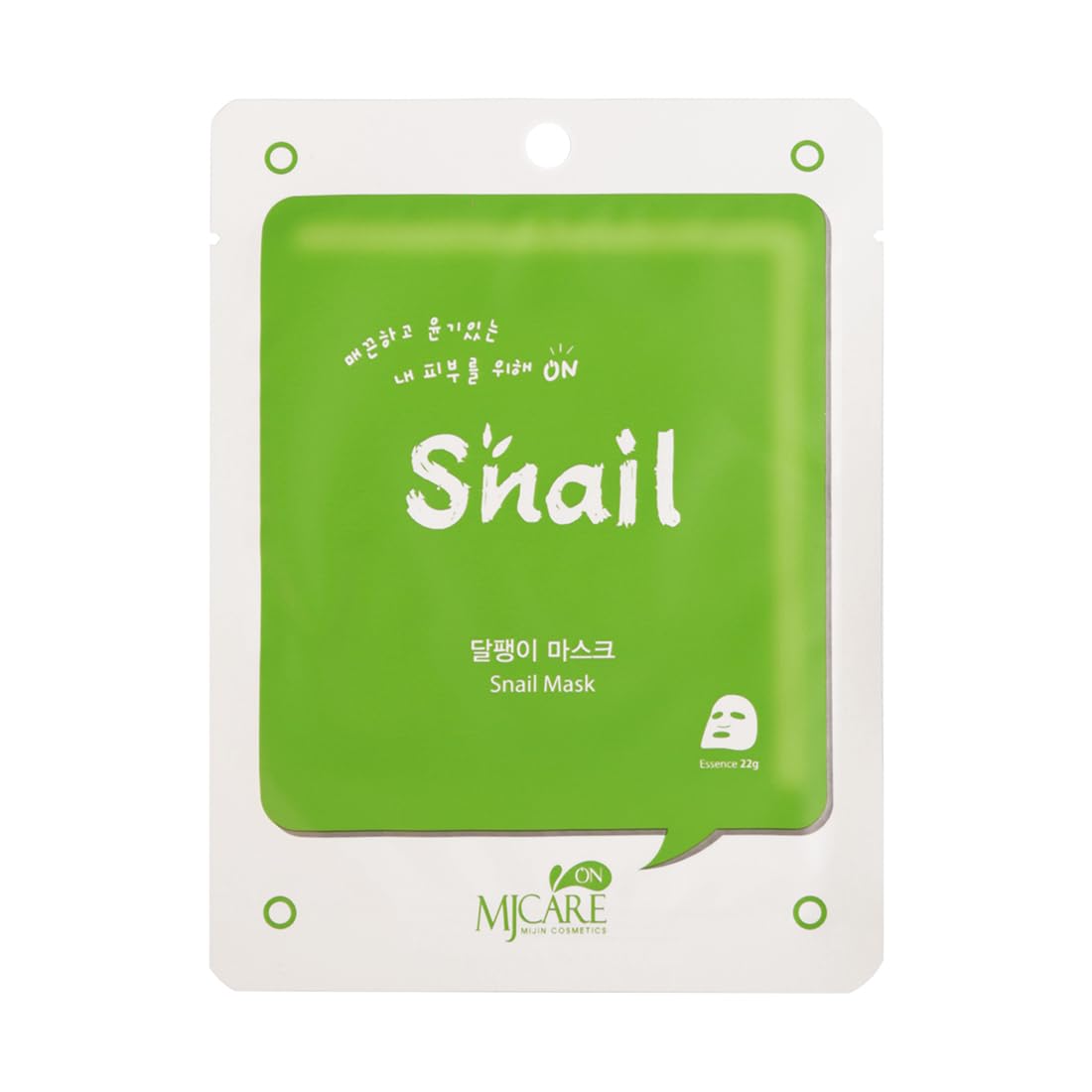 Mjcare On Snail Mask - Salyangoz Özlü Yüz Maskesi