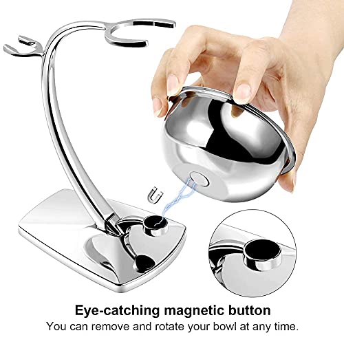 Grutti Luxury Safety Razor Shaving Kit For Men, With Shaving Bowl, 100% Badger Brush, Shave Razor Stand And Manual Safety Razor, Compatible With Mach 3 Unique Wet Shave Set Gifts For Men #TOP1