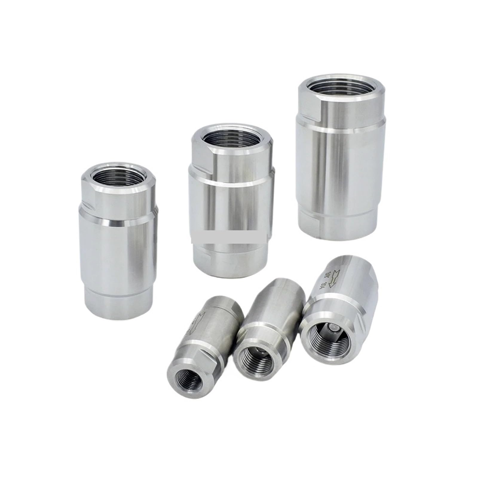 304 Stainless Steel Check Valve 1-Way Non-Return Valve(1/8")